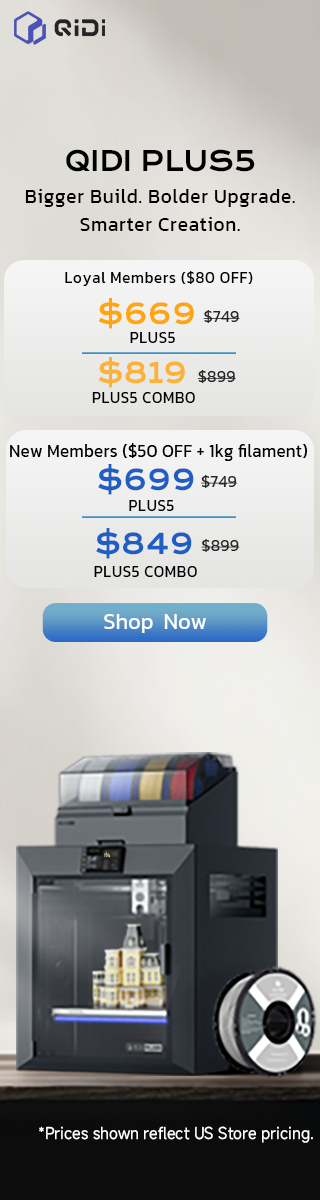 QIDI PLUS5 3D PRINTER LAUNCH