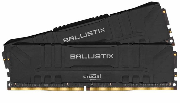 Crucial Ballistix Gaming 64GB DDR4 3200MHZ CL16 Dual-Channel Kit ...