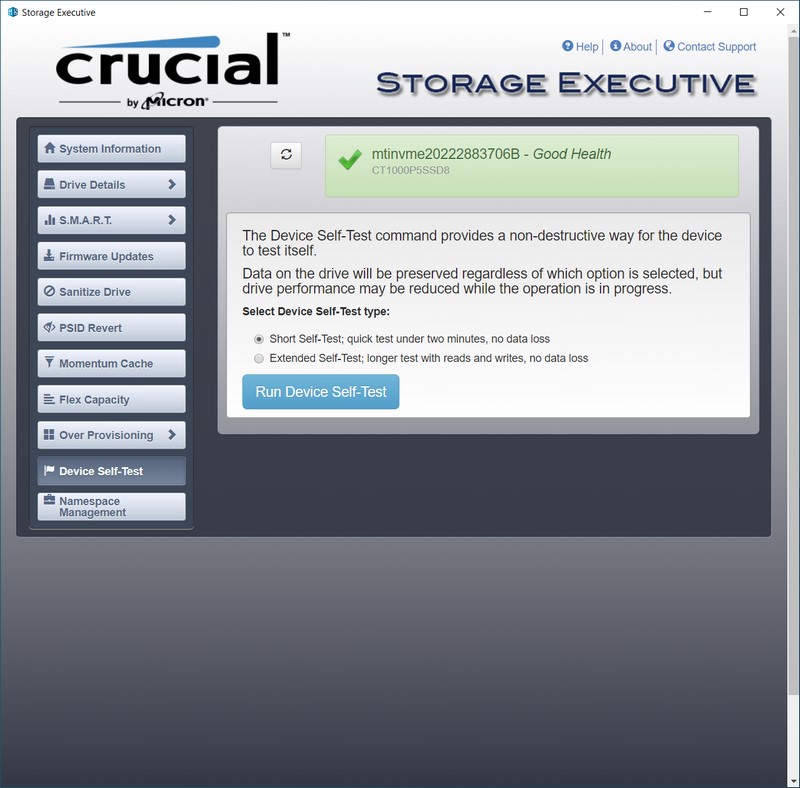 Crucial storage executive windows 10