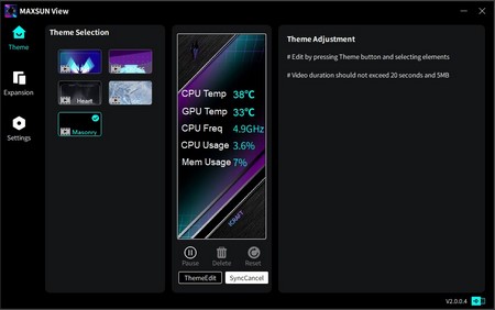 maxsun software 1t