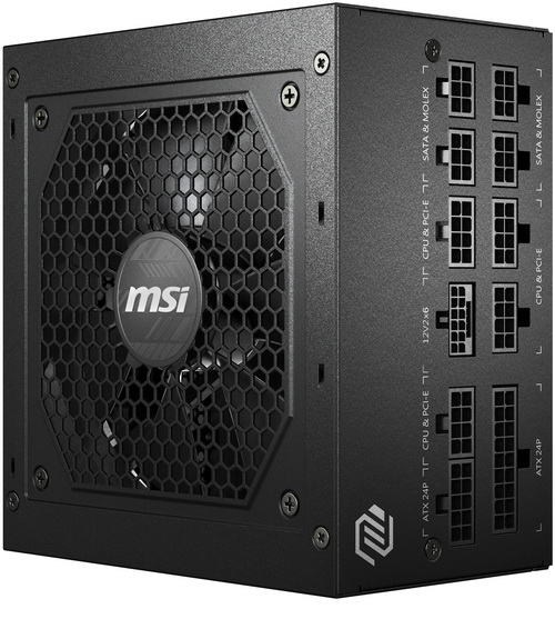 MSI 850W MPG A850GF 80+ Gold Fully Modular Power Supply