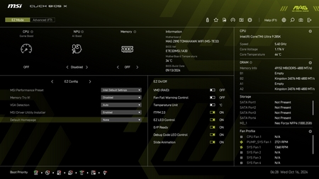 msi mag z890 tomahawk wifi bios 1t