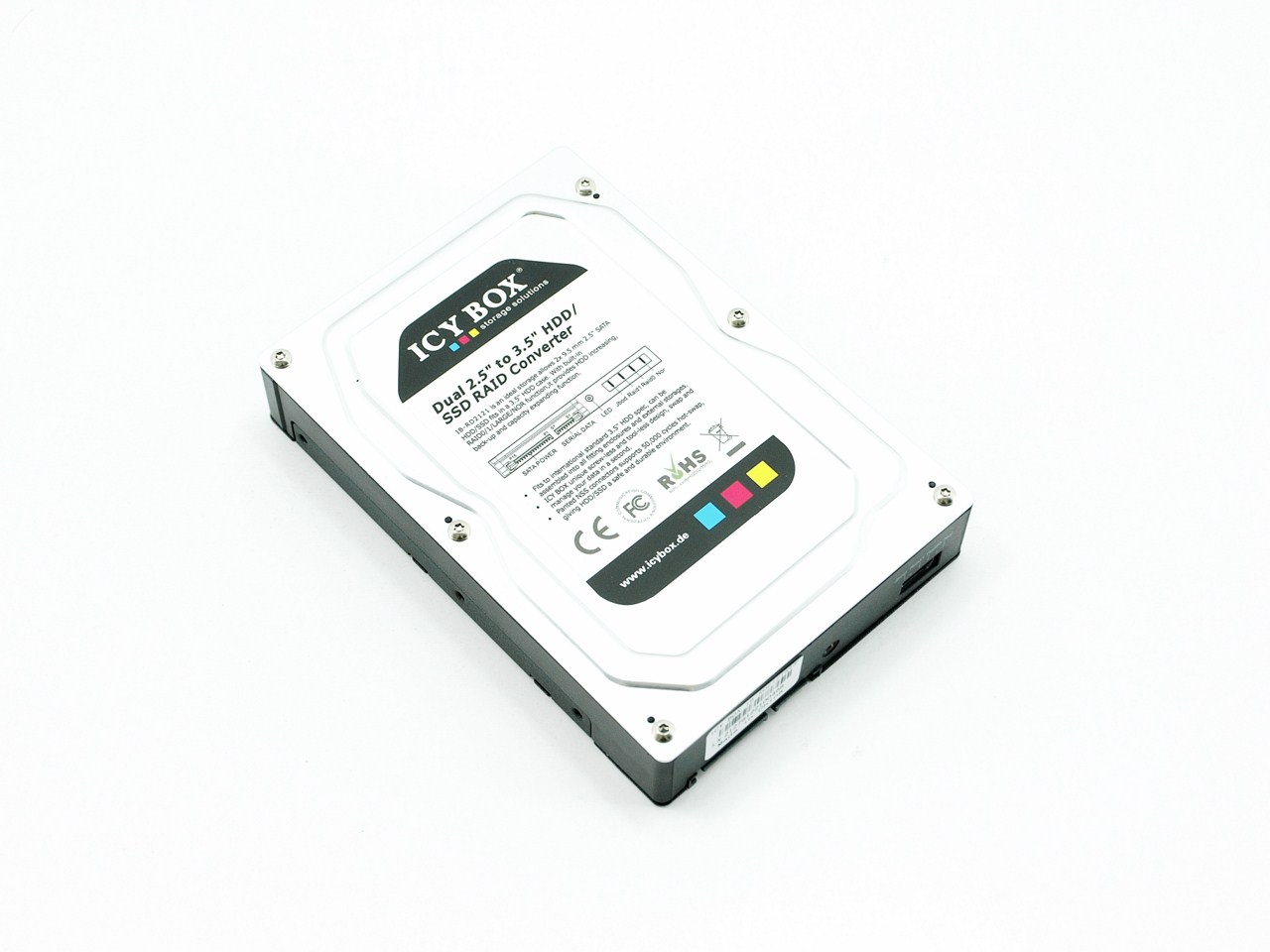 RaidSonic ICY BOX IB-RD2121StS 2x2.5 to 3.5 HDD/SSD RAID Converter Review