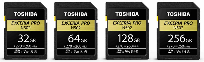 Toshiba Exceria Pro N502 64GB & 128GB SDXC UHS-II Cards Review